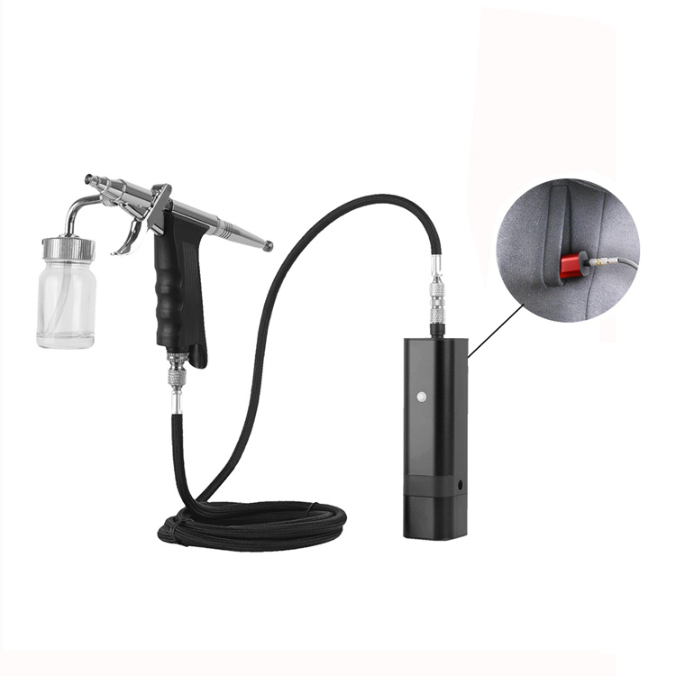 Kit de machiaj cu aerografie automată fără fir cu cupă de alimentare laterală